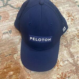 NEW Peloton Navy and White Logo Cap